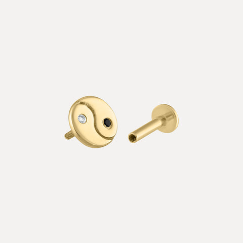 Yin Yang Piercing Earring