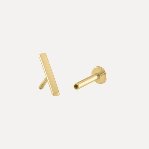 Solid Bar Piercing Earring