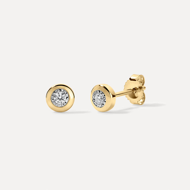 Diamond Illusion Studs