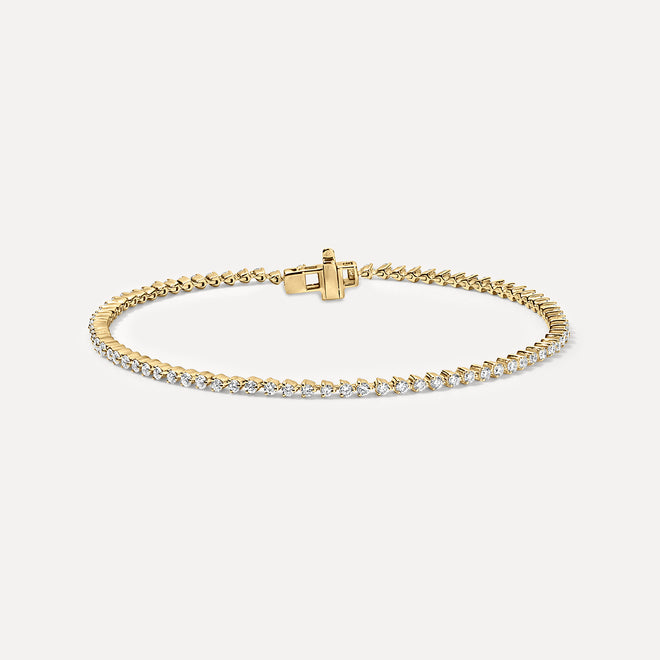 Lab-Grown Diamond Tennis Bracelet