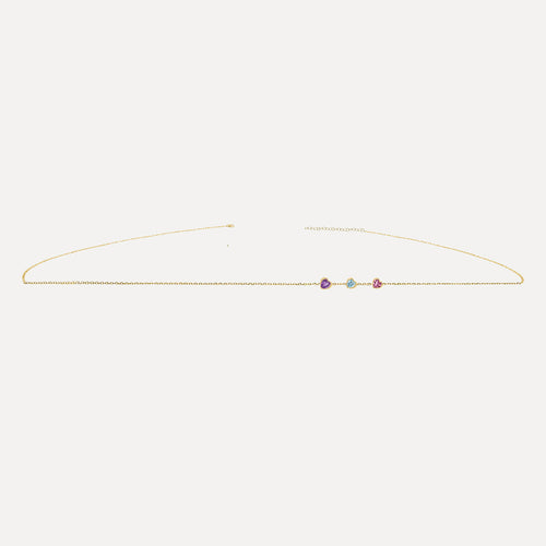 Birthstone Hearts Waist Chain