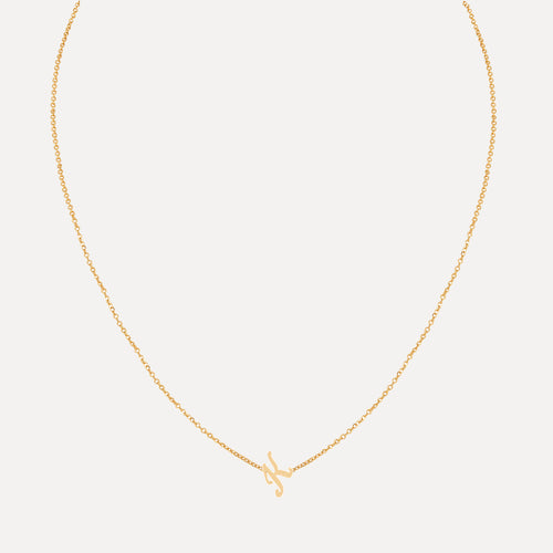 Cursive Letter Necklace