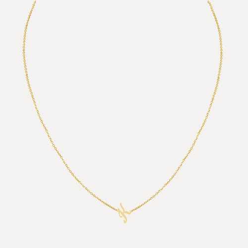 Cursive Letter Necklace