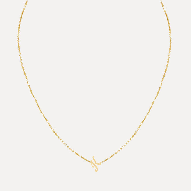 Cursive Letter Necklace