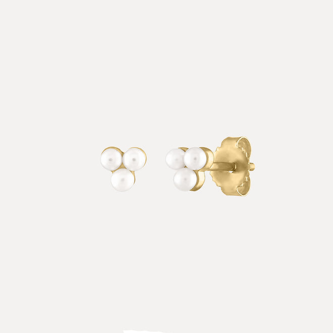 Pearl Trio Studs