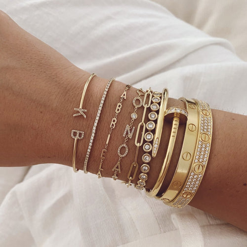 Classic Diamond Tennis Bracelet - Kelly Bello Design