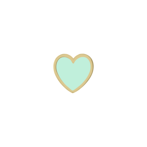 Enamel Mini Heart Charm - Kelly Bello Design