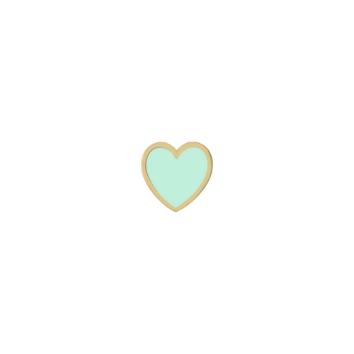 Enamel Mini Mini Heart Charm - Kelly Bello Design