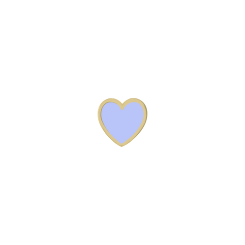 Enamel Mini Mini Heart Charm - Kelly Bello Design