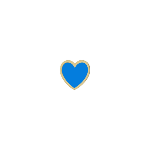 Enamel Mini Mini Heart Charm - Kelly Bello Design