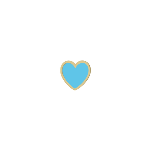 Enamel Mini Mini Heart Charm - Kelly Bello Design