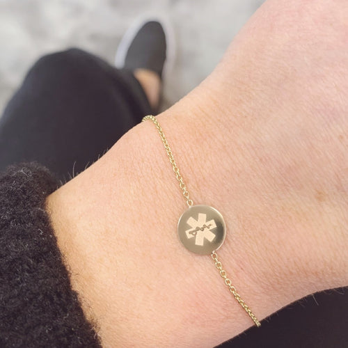 Medical Disk Bracelet - Kelly Bello Design