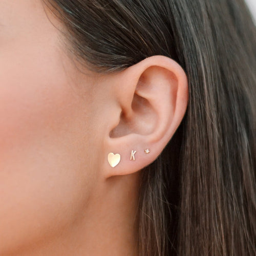 Micro Diamond Studs - Kelly Bello DesignMicro Diamond Stud Earrings by Kelly Bello Design