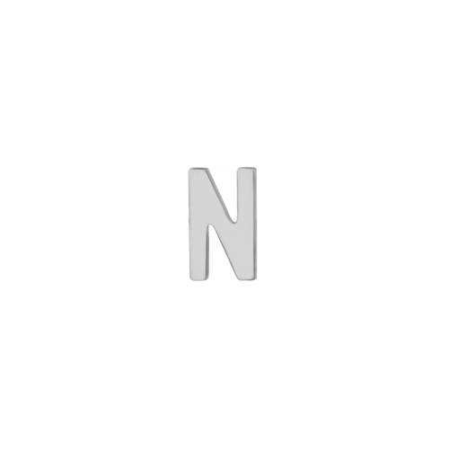 Mini Letter Charm - Plain - Kelly Bello Design