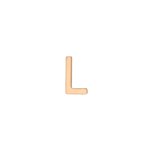 Mini Letter Charm - Plain - Kelly Bello Design