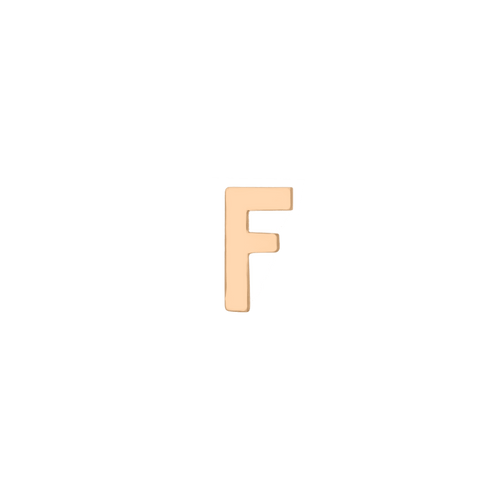 Mini Letter Charm - Plain - Kelly Bello Design
