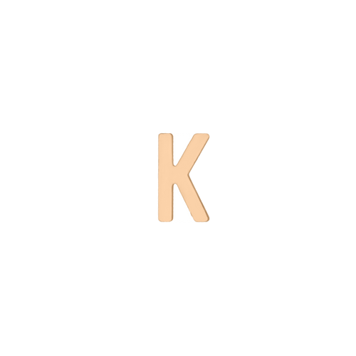 Mini Letter Charm - Plain - Kelly Bello Design