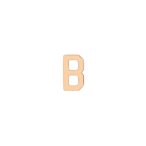 Mini Letter Charm - Plain - Kelly Bello Design
