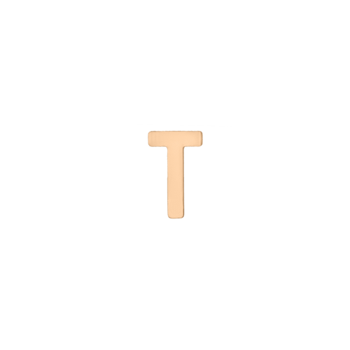 Mini Letter Charm - Plain - Kelly Bello Design