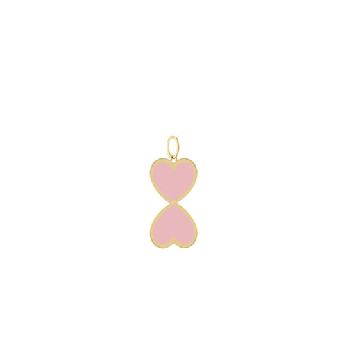 You + Me Enamel Necklace Charm - Kelly Bello Design