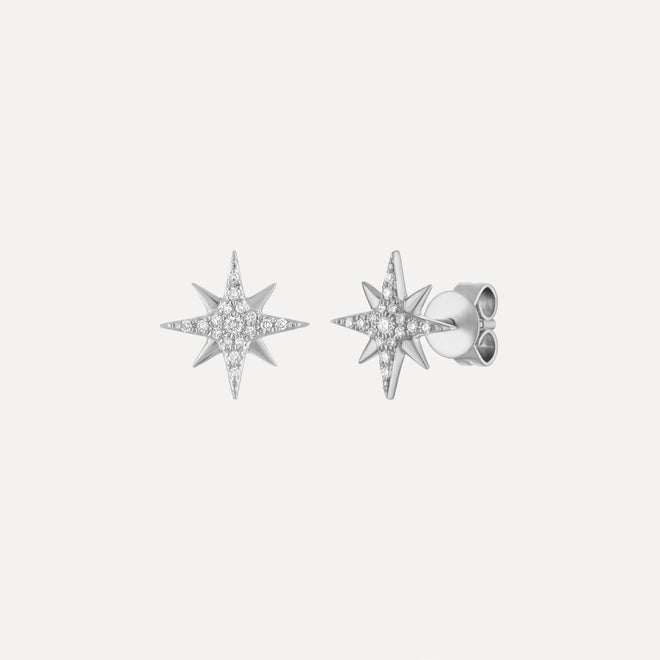 Pave Starburst Earring