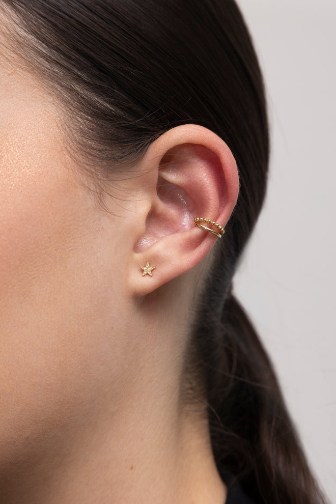 Mini Pave Star Studs