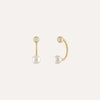Australian Opal Trio Piercing Earring