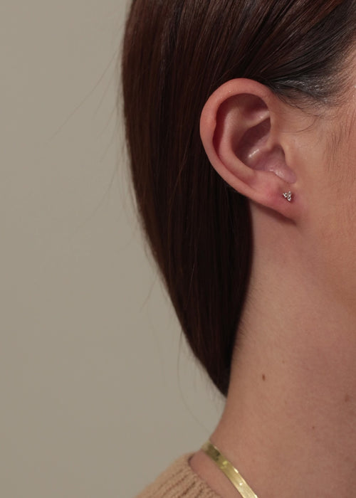 Starburst Diamond Piercing Earring