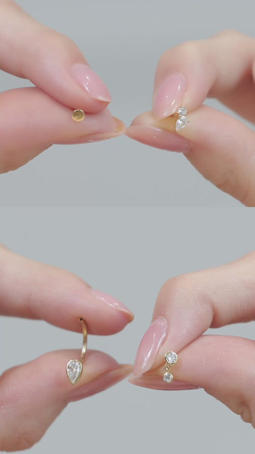 Mixed-Diamond Dangling Circular Barbell