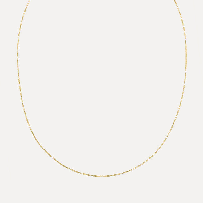 Basic Chain Necklace in Yellow Gold