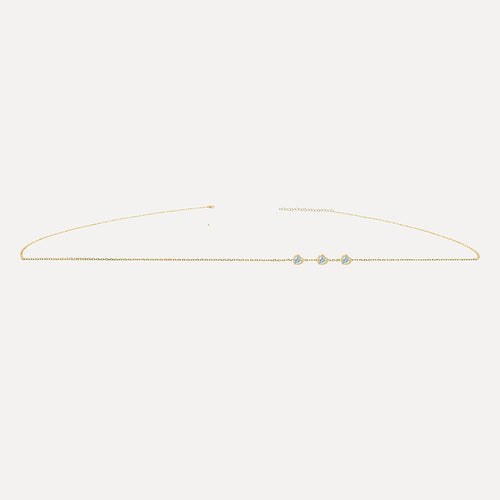 Birthstone Hearts Waist Chain