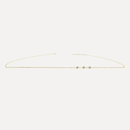 Birthstone Hearts Waist Chain