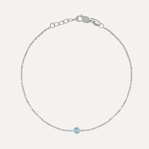 Birthstone Bezel Bracelet