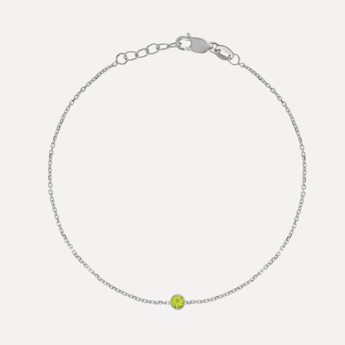 Birthstone Bezel Bracelet