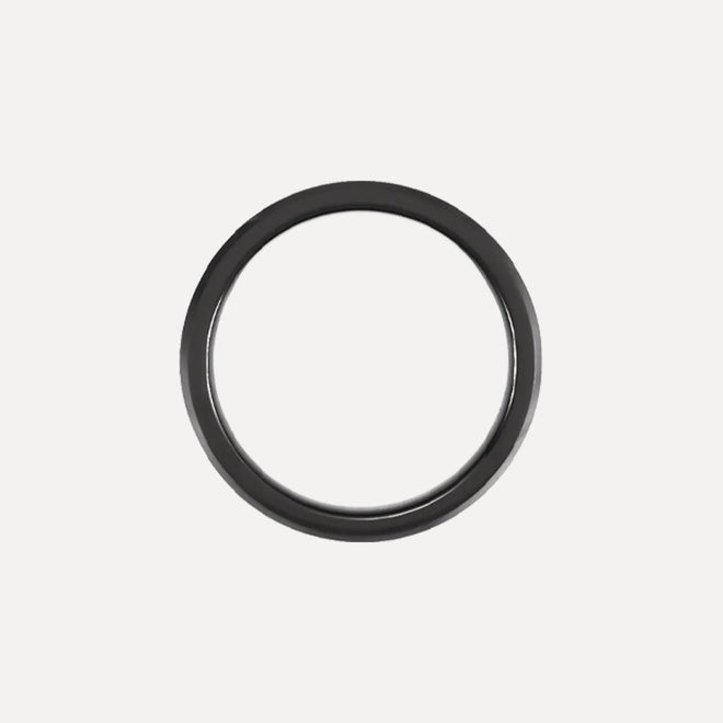 Black Ceramic Ring | 6 mm