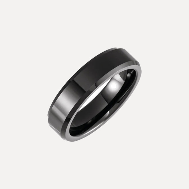 Black Ceramic Ring | 6 mm