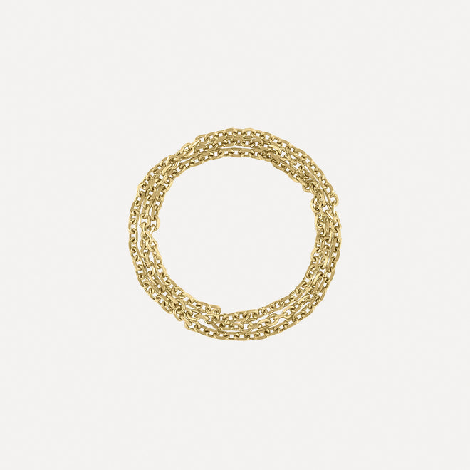 Basic Chain Ring Trio by Kelly Bello Design