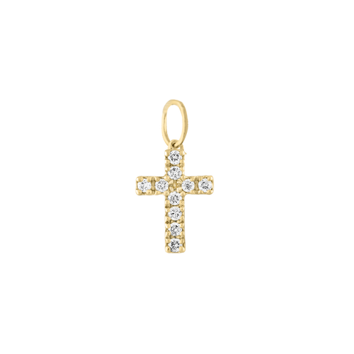 Mini Pave Cross - Forever Charm