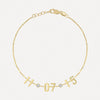Mini Mini Enamel Hearts Station Necklace
