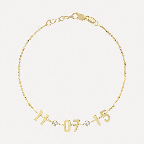 Mini Mini Enamel Hearts Station Necklace