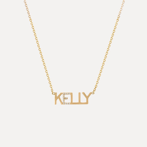 Mighty Letter Necklace