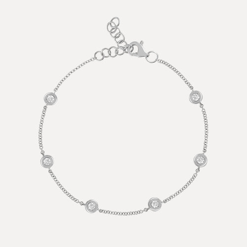 Diamond Bezel Bracelet | Kelly Bello Design®