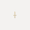 Mini Beaded Cross Stud Earrings