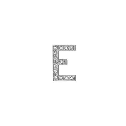 Mini Pave Letter Charm