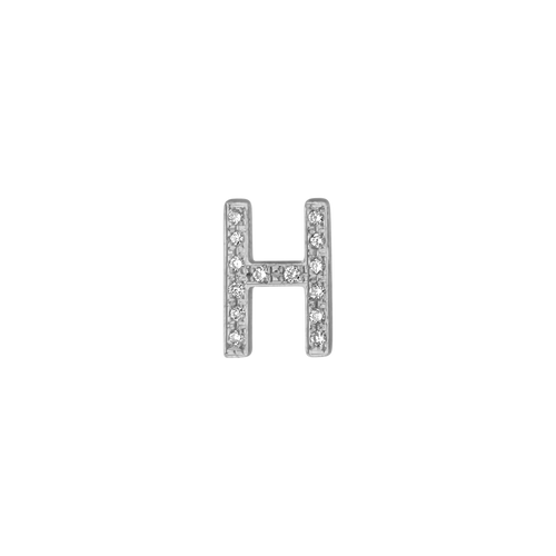 Mini Pave Letter Charm