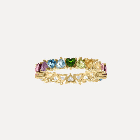 Single Prong Diamond Eternity Band