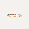 Single Prong Diamond Eternity Band