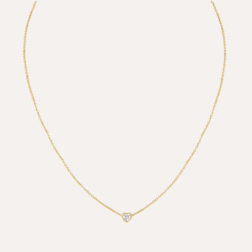 Birthstone Heart Necklace
