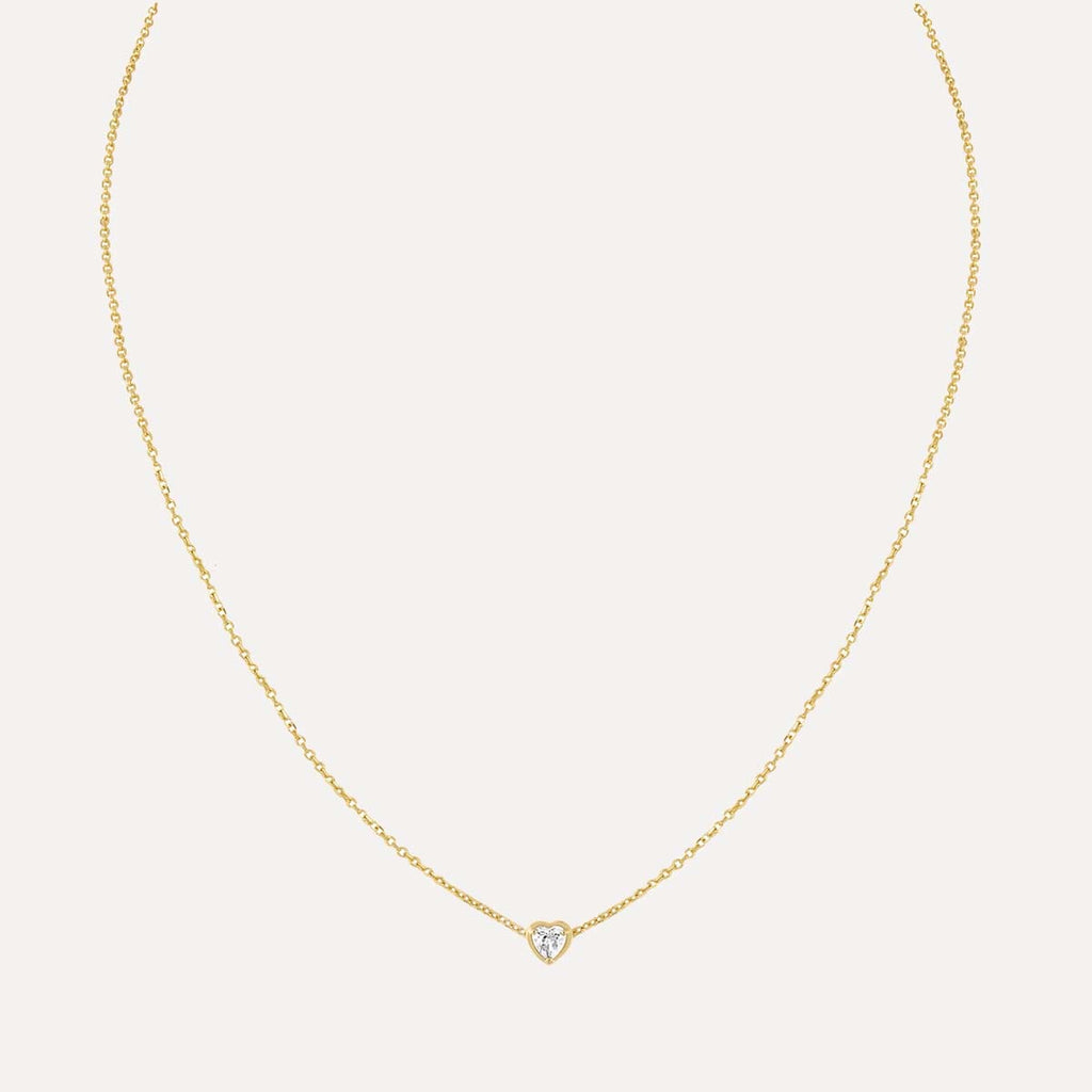 Birthstone Heart Necklace