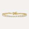 Rainbow Heart Shaped Eternity Band